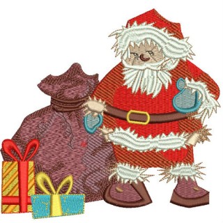 Santa's presents 3 embroidery design - Embroidery Design