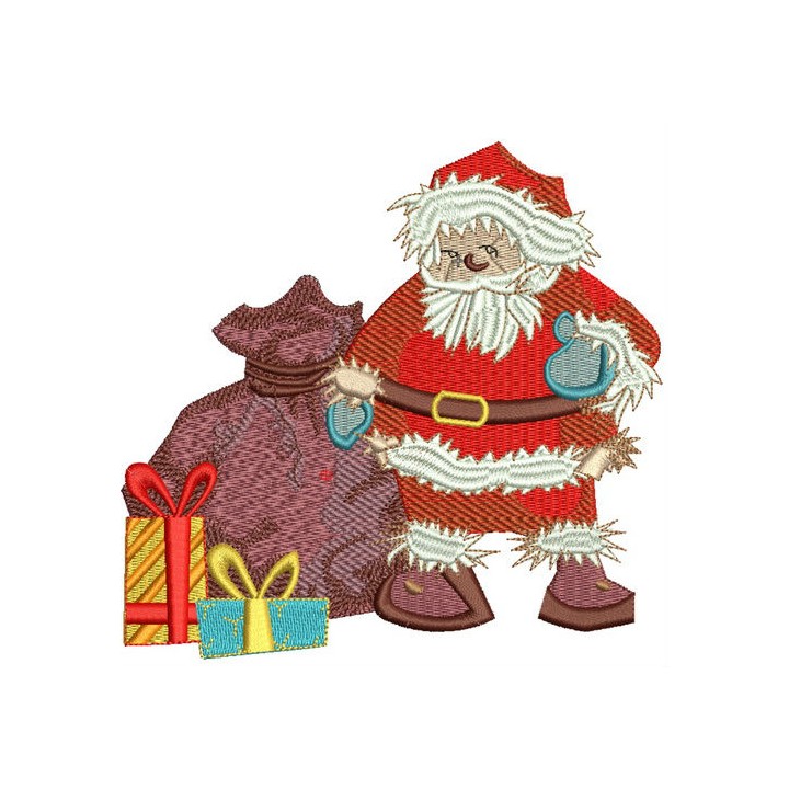 Santa's presents 3 embroidery design - Embroidery Design