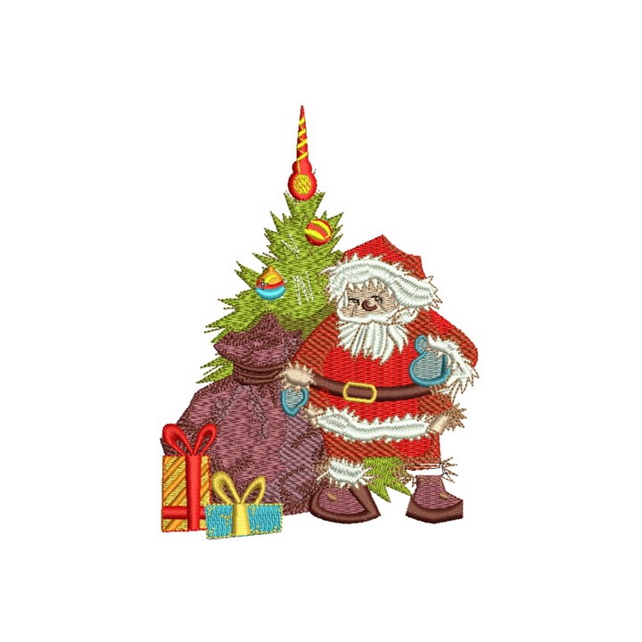 Santa's presents 2 embroidery design - Embroidery Design