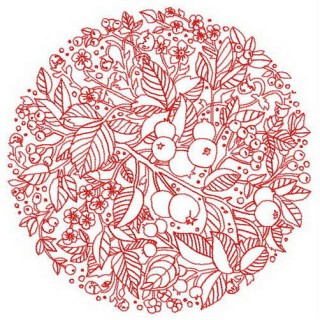 Fruit decoration 2 embroidery design - Embroidery Design