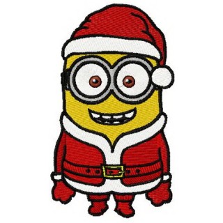 Christmas minion embroidery design - Embroidery Design