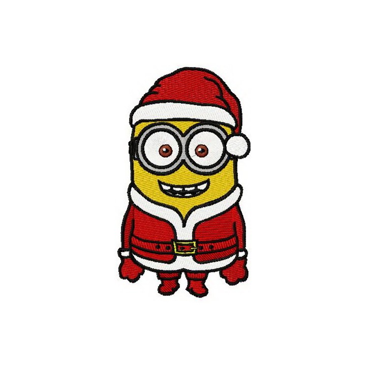 Christmas minion embroidery design - Embroidery Design