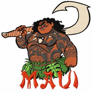 Maui 3 embroidery design - Embroidery Design