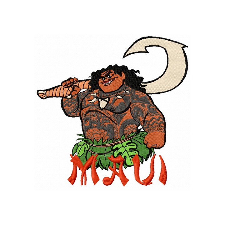 Maui 3 embroidery design - Embroidery Design