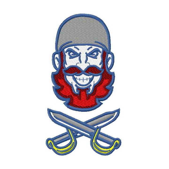 Pirate 5 embroidery design - Embroidery Design