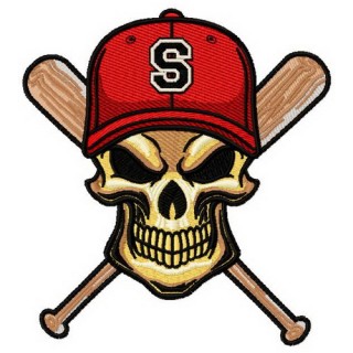 Immortal baseball player 2 embroidery design - Embroidery Design