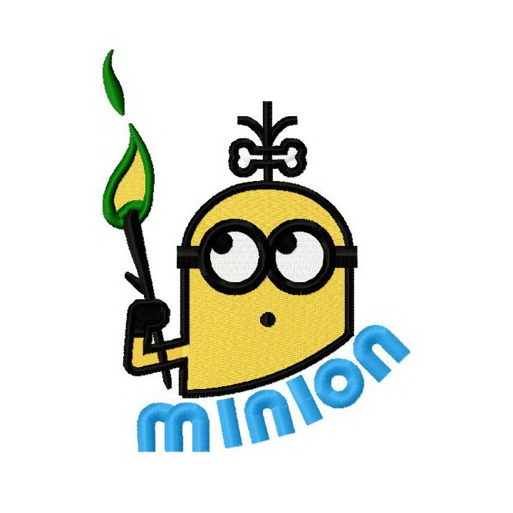 Prehistoric Minion 6 embroidery design - Embroidery Design