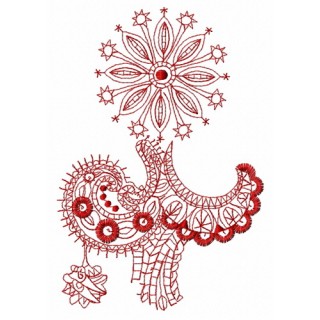 Original Christmas tree 3 embroidery design - Embroidery Design