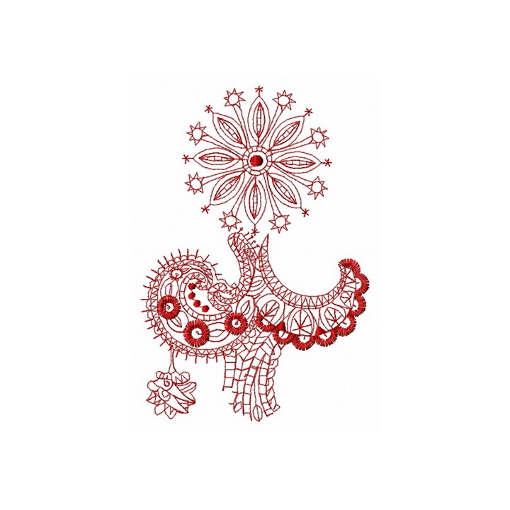 Original Christmas tree 3 embroidery design - Embroidery Design