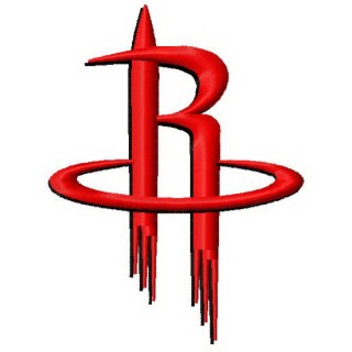 Houston Rockets logo 2 embroidery design - Embroidery Design