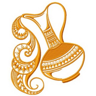 Jug of water 2 embroidery design - Embroidery Design