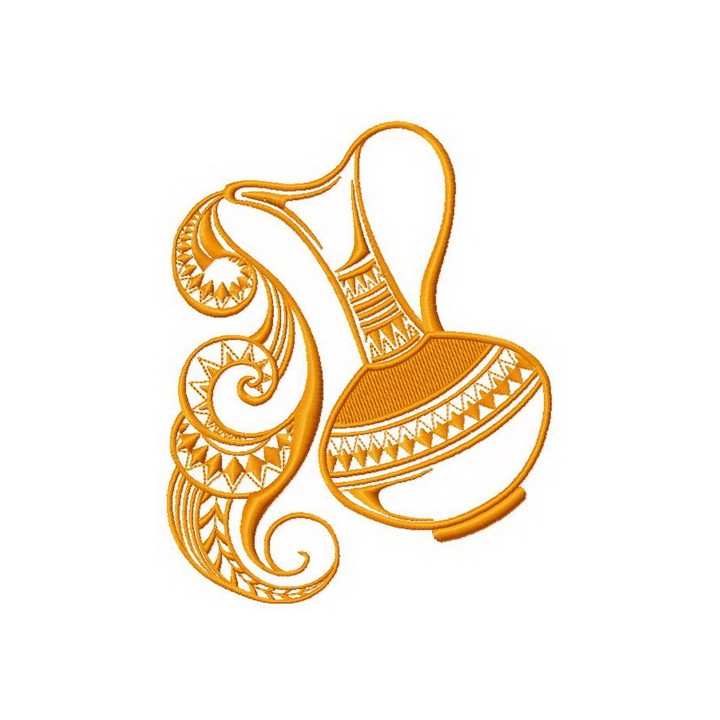 Jug of water 2 embroidery design - Embroidery Design