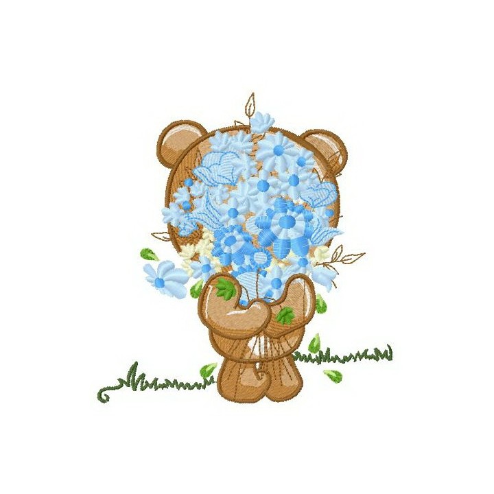 Bouquet for you embroidery design - Embroidery Design