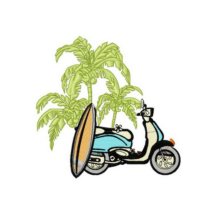 Aloha 4 embroidery design - Embroidery Design