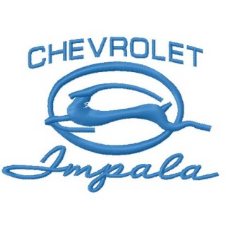 Chevrolet Impala 4 embroidery design - Embroidery Design