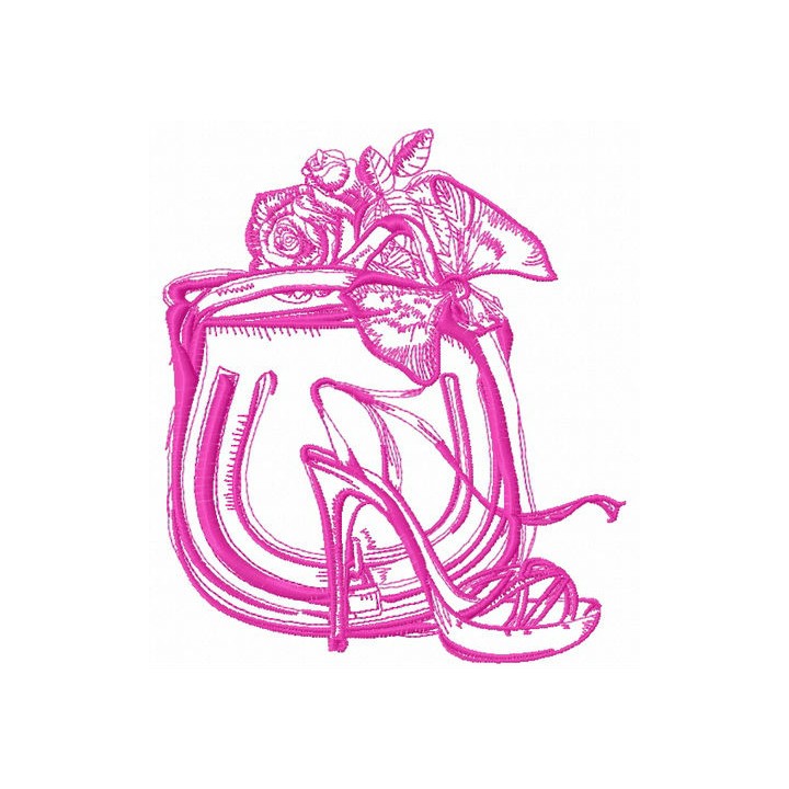 NY fashion lady 3 embroidery design - Embroidery Design