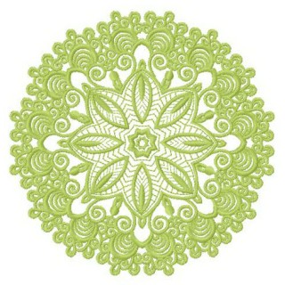 Lace doily 6 embroidery design - Embroidery Design