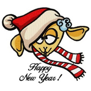 Romantic sheep 2 embroidery design - Embroidery Design