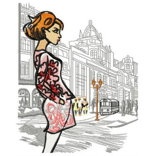 French fashion embroidery design - Embroidery Design