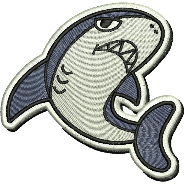 Shark embroidery design - Embroidery Design