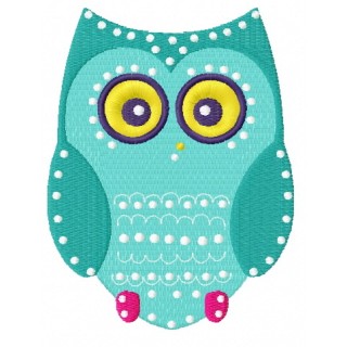 Winter owl 3 embroidery design - Embroidery Design