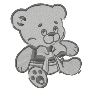 My first teddy 3 embroidery design - Embroidery Design