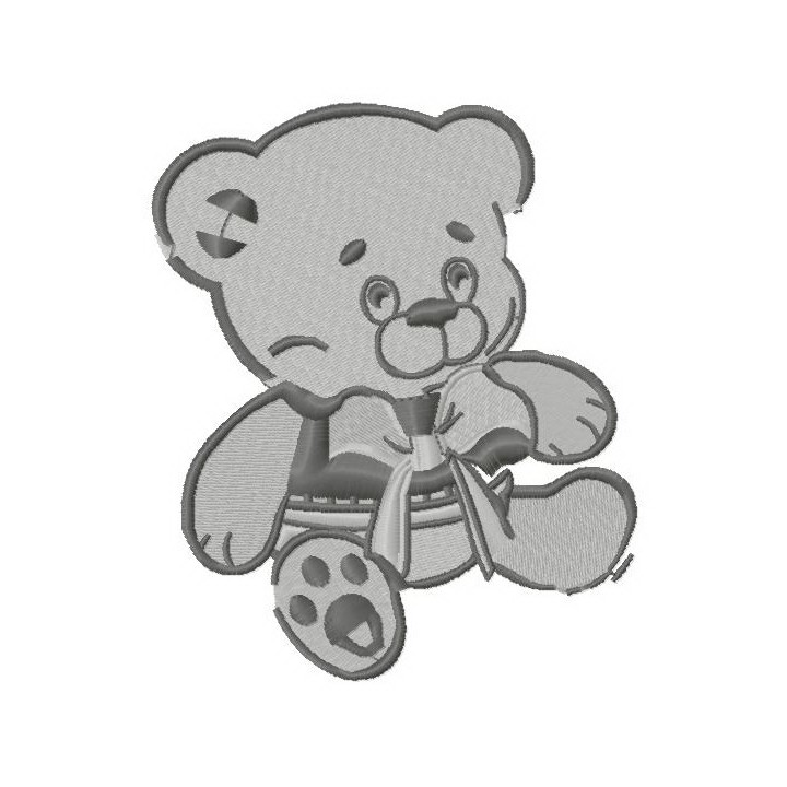 My first teddy 3 embroidery design - Embroidery Design