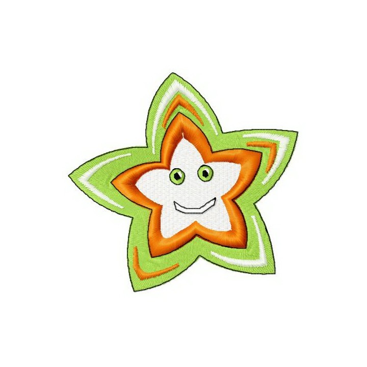 Tiny star 2 embroidery design - Embroidery Design