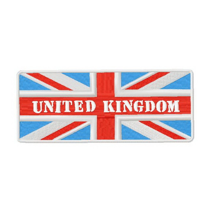 Union Jack 3 embroidery design - Embroidery Design