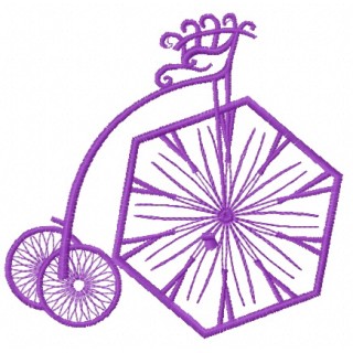 Bicycle 4 embroidery design - Embroidery Design