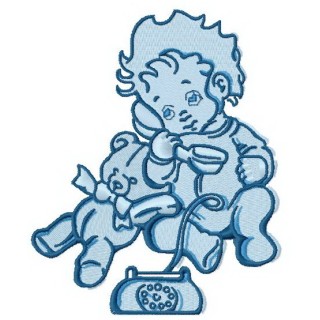 Baby's call 3 embroidery design - Embroidery Design
