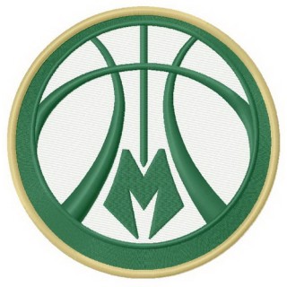 Milwaukee Bucks logo 2 embroidery design - Embroidery Design