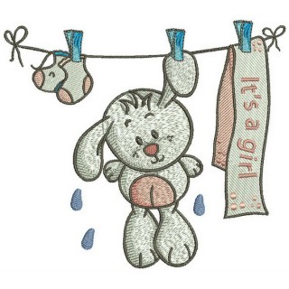 It's a girl 2 embroidery design - Embroidery Design