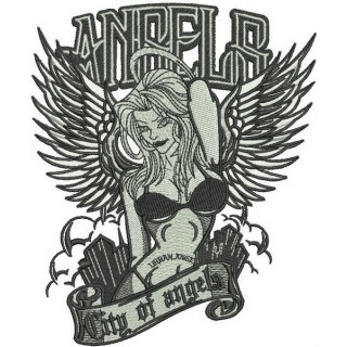 City of angels embroidery design - Embroidery Design