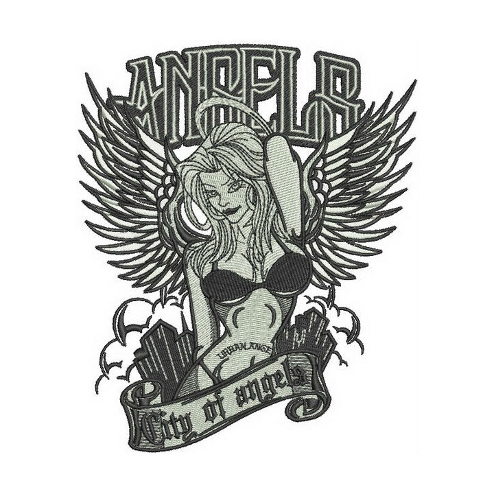 City of angels embroidery design - Embroidery Design