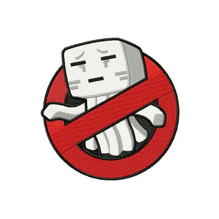 No Creeper sign embroidery design - Embroidery Design