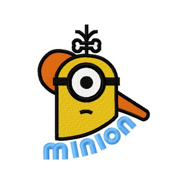 Prehistoric Minion 2 embroidery design - Embroidery Design