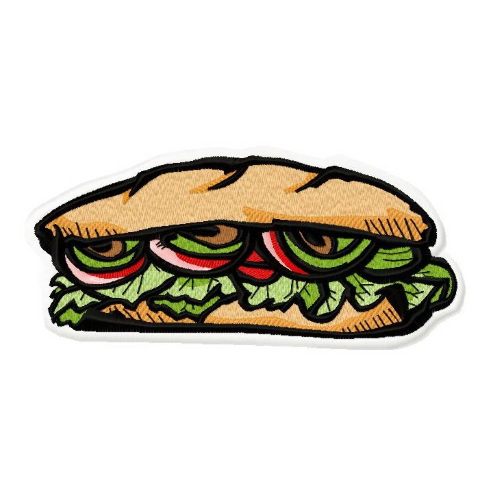 Sandwich 2 embroidery design - Embroidery Design