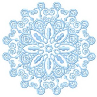 Lace doily 3 embroidery design - Embroidery Design