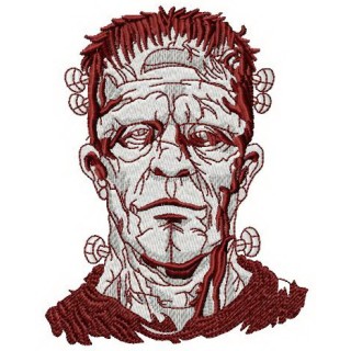 Frankenstein embroidery design - Embroidery Design