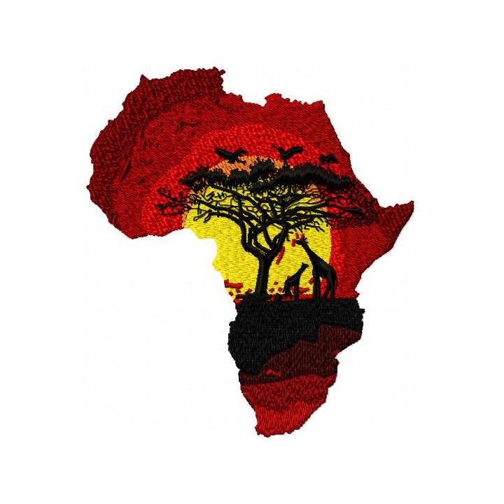 Africa 2 embroidery design - Embroidery Design