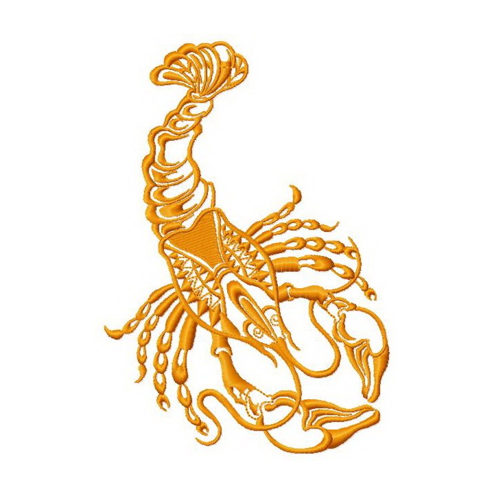 Lobster 3 embroidery design - Embroidery Design