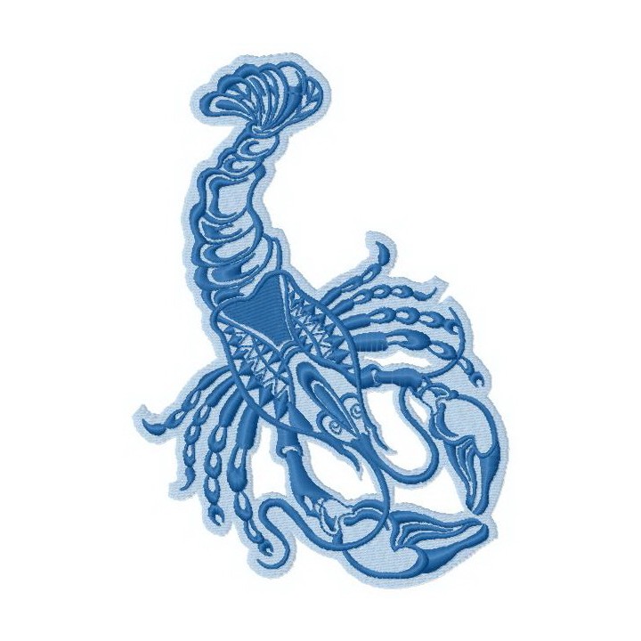 Lobster 2 embroidery design - Embroidery Design