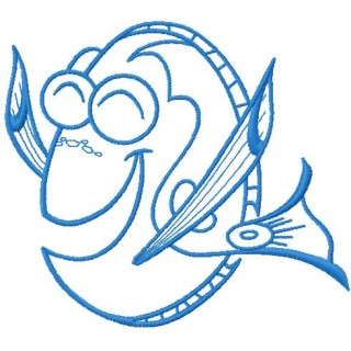Dory 5 embroidery design - Embroidery Design