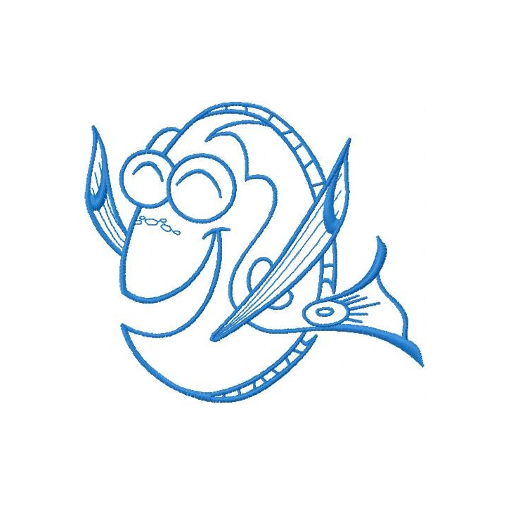 Dory 5 embroidery design - Embroidery Design