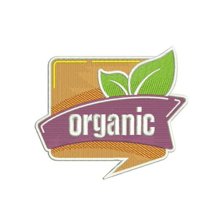 Organic 3 embroidery design - Embroidery Design