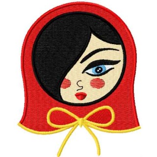 Nesting doll 2 embroidery design - Embroidery Design