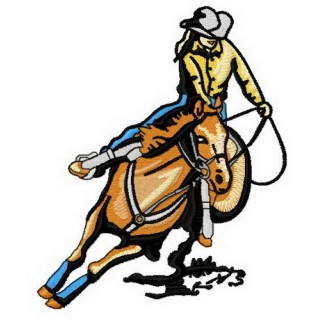 Cowboy 2 embroidery design - Embroidery Design