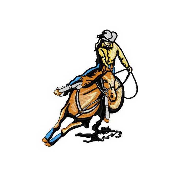 Cowboy 2 embroidery design - Embroidery Design
