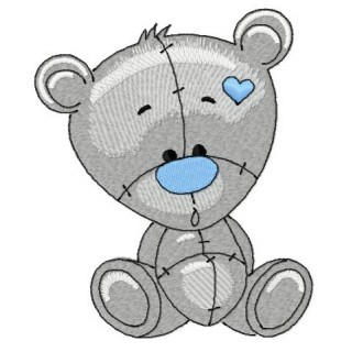 Plush bear 2 embroidery design - Embroidery Design